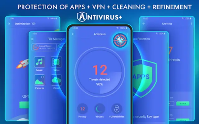 Antivirus - Cleaner + VPN android App screenshot 4